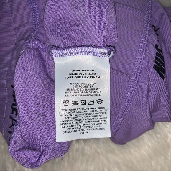 Sz Small Nike Air Purple Cotton Shorts - Picture 10 of 10